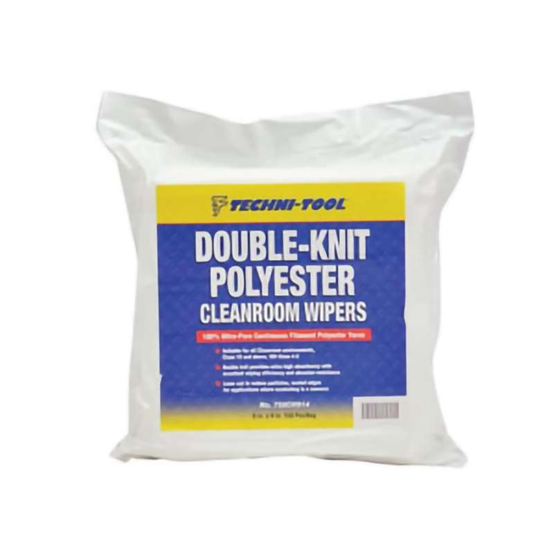 Double-Knit Polyester Wipers, 9" x 9", 150/Bag